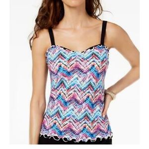 Profile by Gottex Fantasia Multi Color 32D Tankini